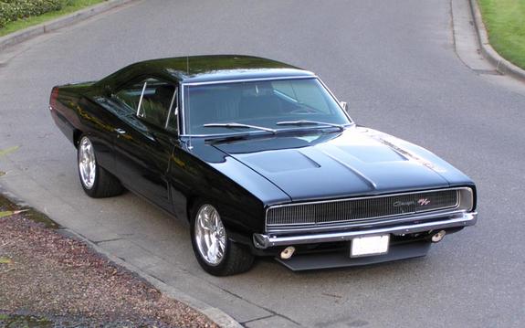 1968 black Charger was used in
