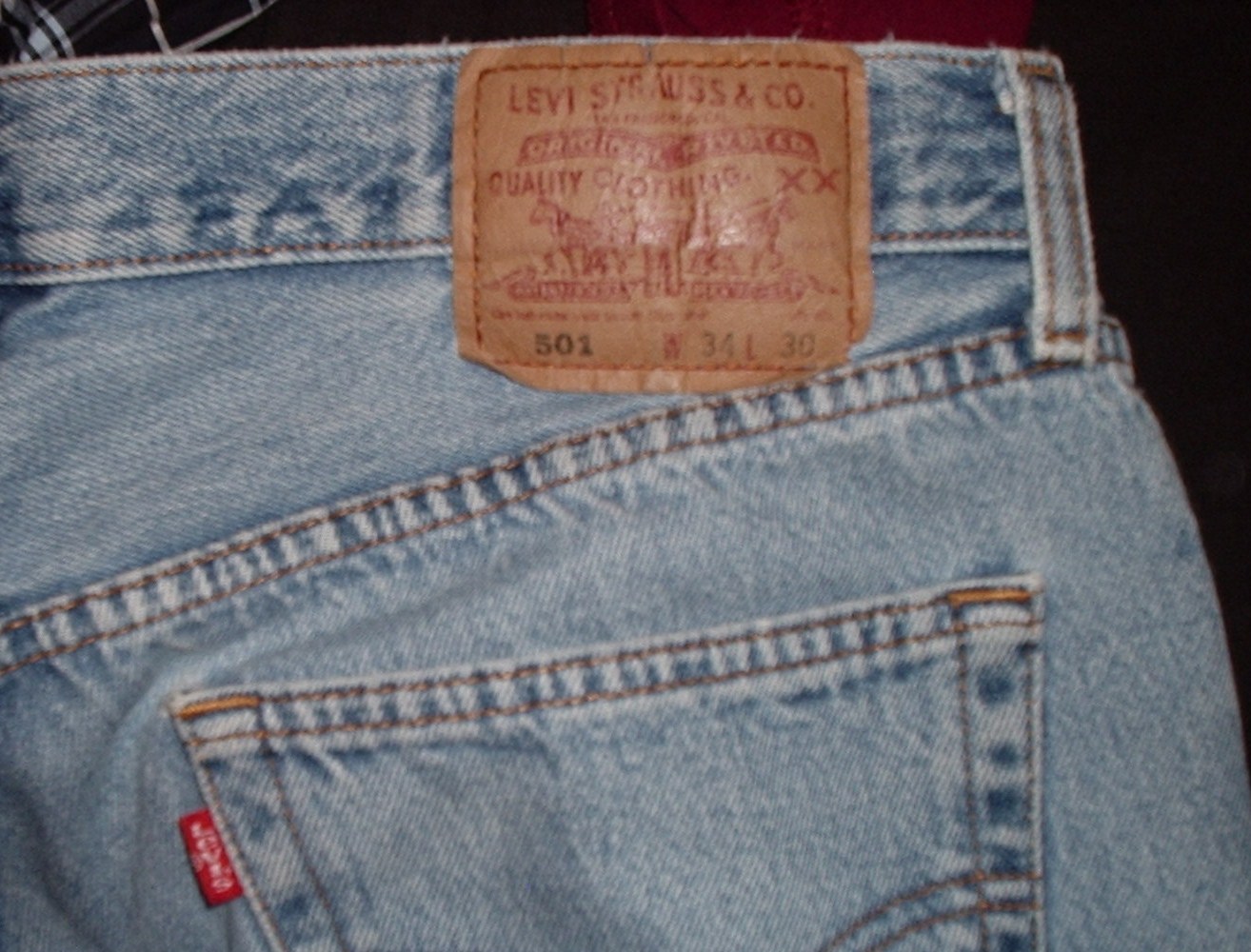 used 501 levi jeans